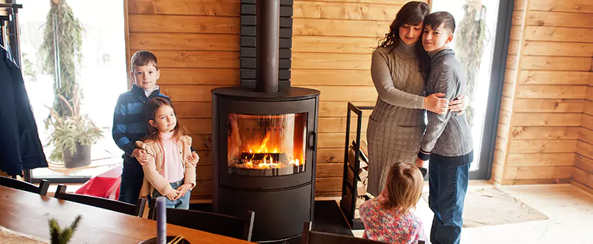 Morso Cast Iron Fireplace Insert Installation in Rock Springs, Wyoming