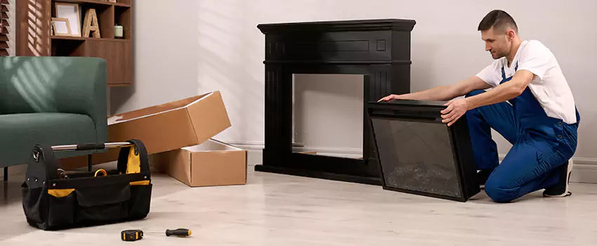Old Rusted Metal Fireplace Repair And Replacement in Rock Springs, WY